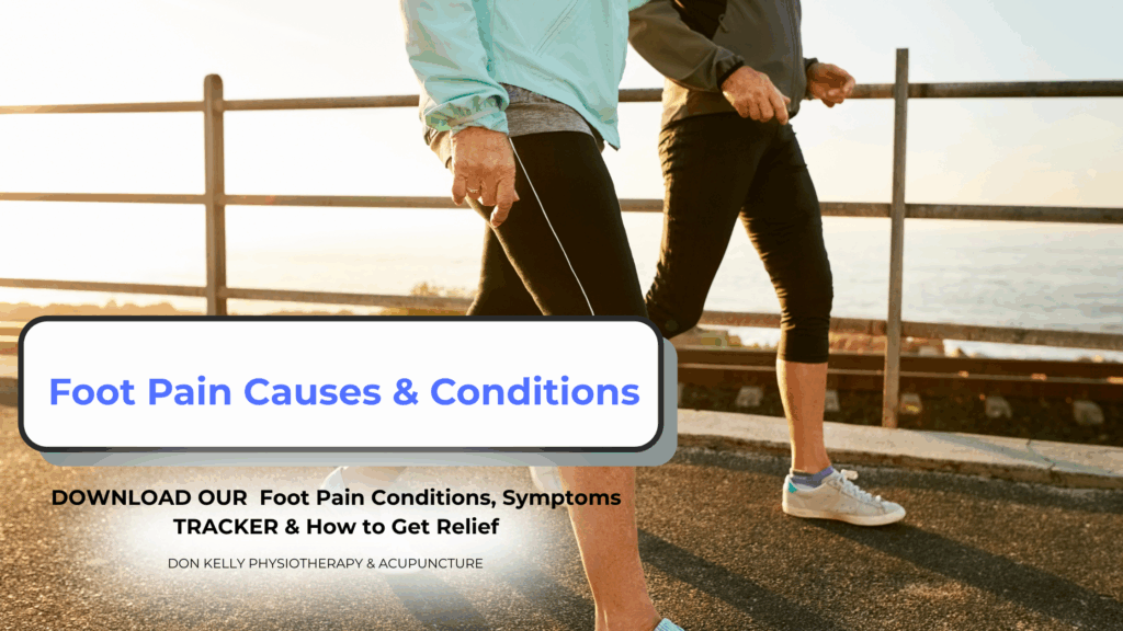 alt="Foot pain conditions pain in the foot guide Limerick physio clinic foot pain treatment"